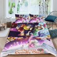 thumbnail image 2 of Los Siete Pecados Capitales Conjunto de sábanas temático, trío de piezas, cómodo y amigable con la piel, diseño único, regalo de decoración para el hogar para familiares, amigos y fans,135cm *200cm, 2 of 6