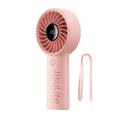 thumbnail image 1 of JISULIFE Handheld Fan - 5-Speed LED Display & 5000mAh Battery, USB-C Rechargeable with Lanyard, Compact Cooling for Travel/Beach/Makeup, 1 of 9