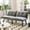 Gray, variant on 63" 2-Seater Sofa Bed with Back-Adjustable,Futon Sofa Bed with Velvet Upholstered,Convertible Folding Modern Sofa Bed for Small Spaces, Living Room, Brown