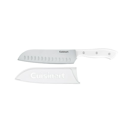 Cuisinart Classic Triple Rivet Stainless Steel 7” Santoku Knife with Blade Guard