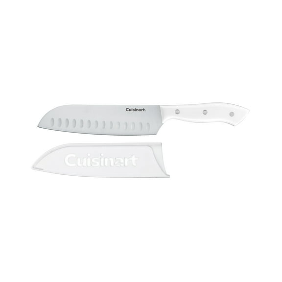 Cuisinart Classic Triple Rivet Stainless Steel 7” Santoku Knife with Blade Guard