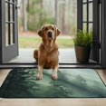 Shiartex Trees Fog Mist Kitchen Door Mat for Home Entrance Recycled