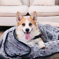 thumbnail image 6 of Barhoo Coral Fleece Flannel Pet Blanket Double-Sided Soft Dot Pattern Throw for Dogs Cats Puppy Kitten for Pet Beds Kennels Crate Car Seat Couch Sofa Travel Machine Washable Warm Cozy Blanket, 6 of 9