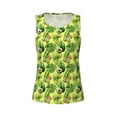 thumbnail image 3 of Picia Kiwi and Avocado Pattern Women's Workout Tank Top,Breathable Activewear,Slim Fit Athletic Top,Versatile Workout Moisture-wicking top-XX-Large, 3 of 9