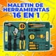 thumbnail image 2 of Jgo de 16 Herramientas Domésticas Multifuncionales – Kit Completo de Reparación, 2 of 7