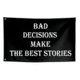 thumbnail image 1 of Tapiz de pared Bad Choices Make The Best Stories, 150 x 90 cm, 1 of 2