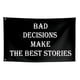 thumbnail image 1 of Tapiz de pared Bad Choices Make The Best Stories, 150 x 90 cm, 1 of 2