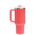 thumbnail image 3 of Stanley Quencher H2.0 FlowState Tumbler - Stainless Steel, BPA Free - 40 oz, Hot Coral, 3 of 3