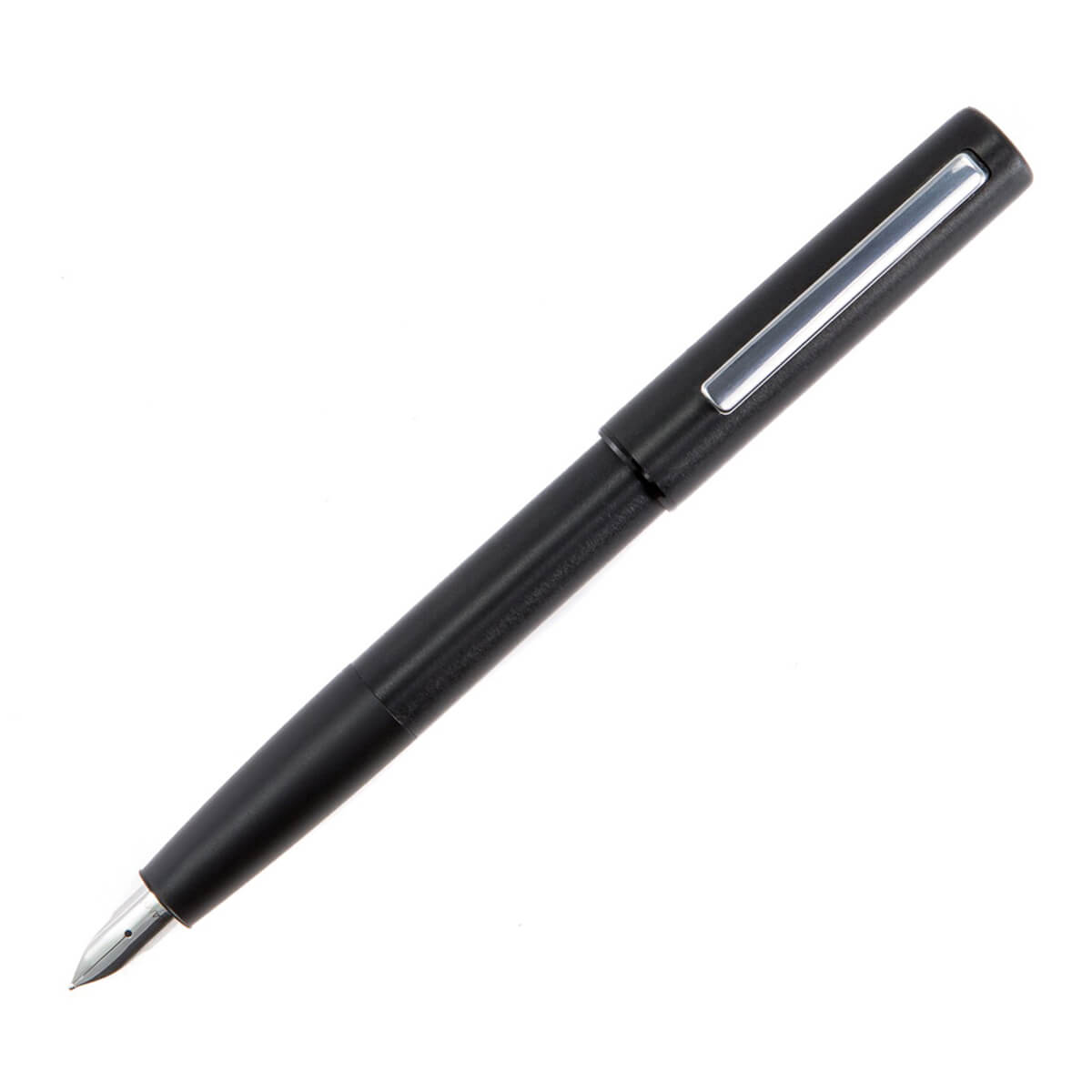 Lamy L77BKM Aion Fountain Pen, Black Aluminum - Medium