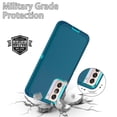 thumbnail image 4 of I-HONVA Compatible with Samsung Galaxy S21 FE Case,3-Layer Military Grade Drop Protection Anti-Slip Bumper Rugged Shockproof Dustproof Protection 6.4 inch Phone Case,Green Teal, 4 of 7