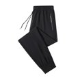 thumbnail image 3 of Migroa Mens Athletic Sweatpants with Zipper Pockets Men's Lightweight Hiking Pants Workout Gym Joggers Pants for Men Running Jogging Pants Clear M, 3 of 5