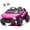 Pink, variant on Conchico 12V Kids Powered Ride-On Toy Car with 2.4G RC, Cute & Curvy Body, Trunk, LED Headlights, Bluetooth, USB, Music, For kids 3-5, Green