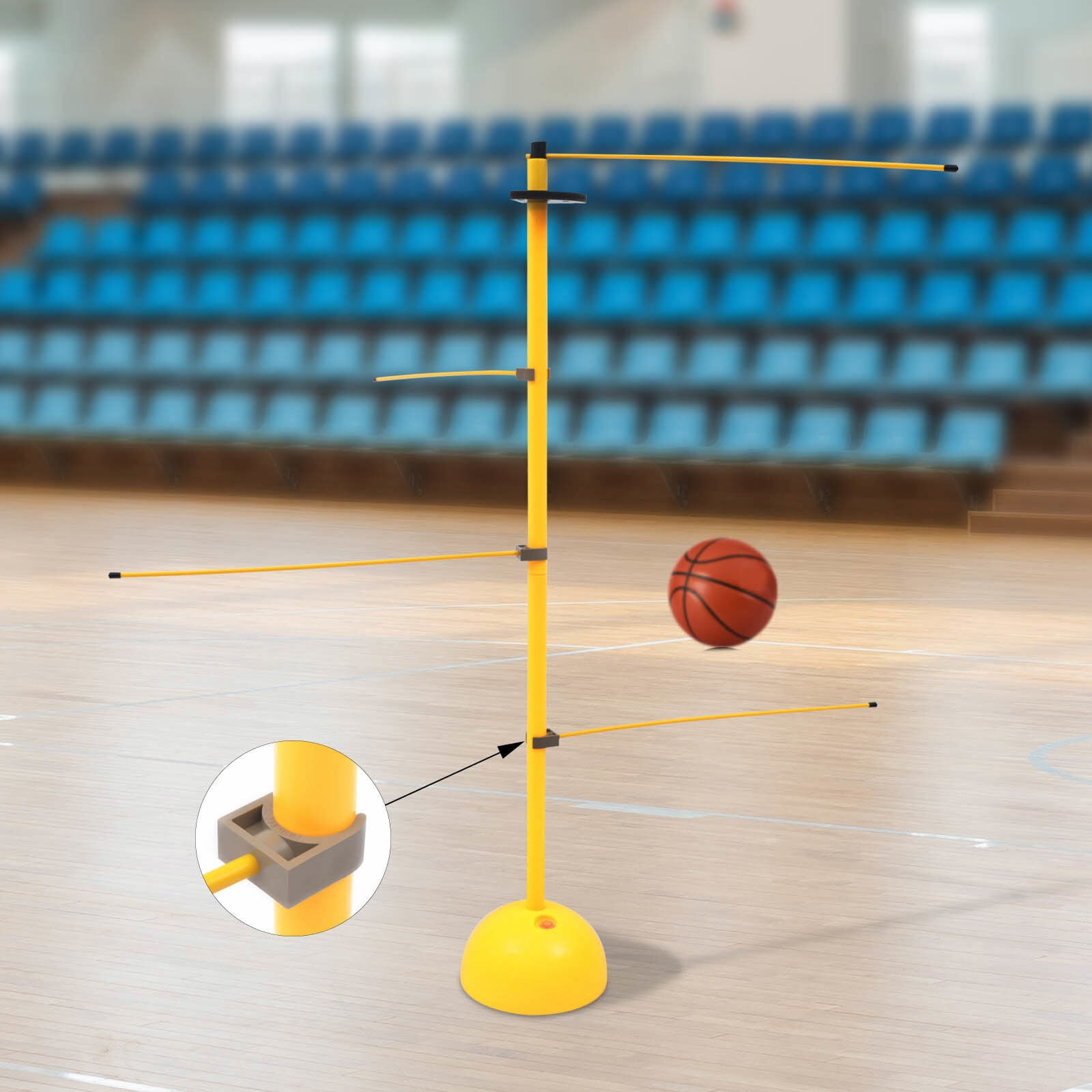 PVC Dribble Training Pole Equipment Basketball Trainer Lever Indoor ...
