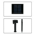 Mainstays Solar Power 200Count Warm White Fairy LED Wire String Lights