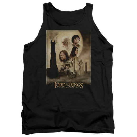 Lord of the Rings Tt Poster Adult Tank Top Black