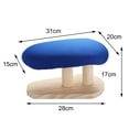 thumbnail image 4 of Bewildely Wood Ironing Stool Portable Auxiliary tool Household Collars Home for Almacenamiento y organización del hogar Corto, 4 of 6