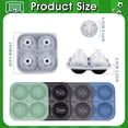 thumbnail image 3 of Ice Cube Tray Silicone Ice | Soccer Shape Cold Block Template | Ice Drinks Coffee Juice Beverage Refrigerator Kitchen Home Restaurant, 3 of 9