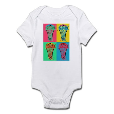 

CafePress - Lacrosse BIG 4 Body Suit - Baby Light Bodysuit