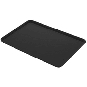 Cambro 18" x 26" Fiberglass Food Trays, Economy Line, 12PK, Black, 1826CL-110