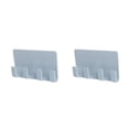 thumbnail image 1 of maskred 2*Practical Wall Phone Holder Charging Box Bracket Stand Towel Holder Keys Shelf Blue 2Set, 1 of 6