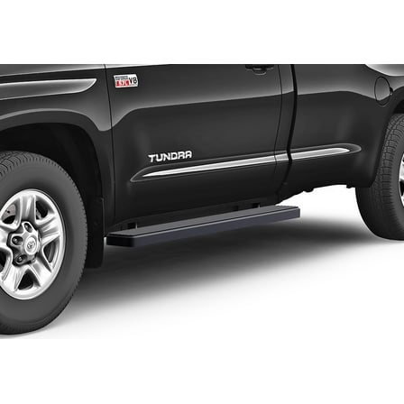 2007-2019 Toyota Tundra Regular Cab Black Finish 5 Inch Door to Door Side Bar Side Step Running Board