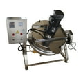 thumbnail image 4 of 13.2Gal Commercial Cooking Pot Machine Jacketed Manual Tilt Heating Kettel 220V with Stirrer Stainless Steel for Porridge Soup Candy Cakes Beveerage Jams, 4 of 10