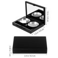thumbnail image 3 of 3 Sets Eyeshadow Cases Cosmetics Makeup Highlight Powder Sample Containers, 3 of 8