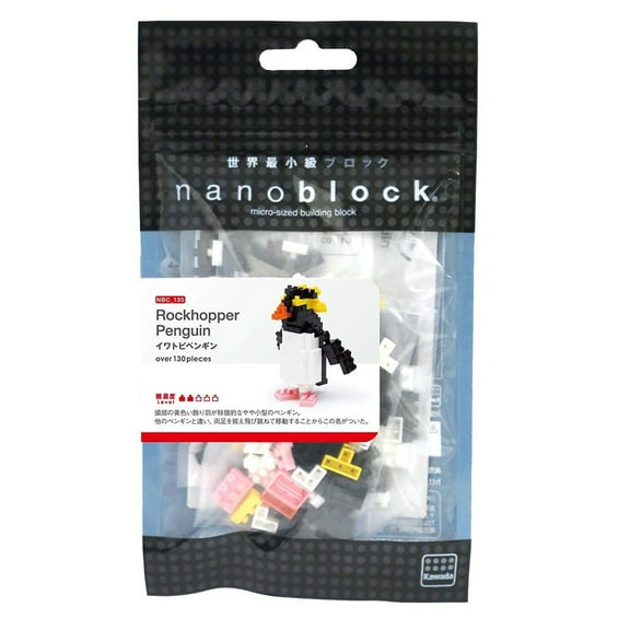 Rockhopper Penguin 130 pcs. - Building Set by Nanoblock (NBC135)