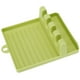 thumbnail image 3 of Estante multifuncional para tapas de ollas y espátulas de plástico para utensilios de cocina, color verde, 3 of 14