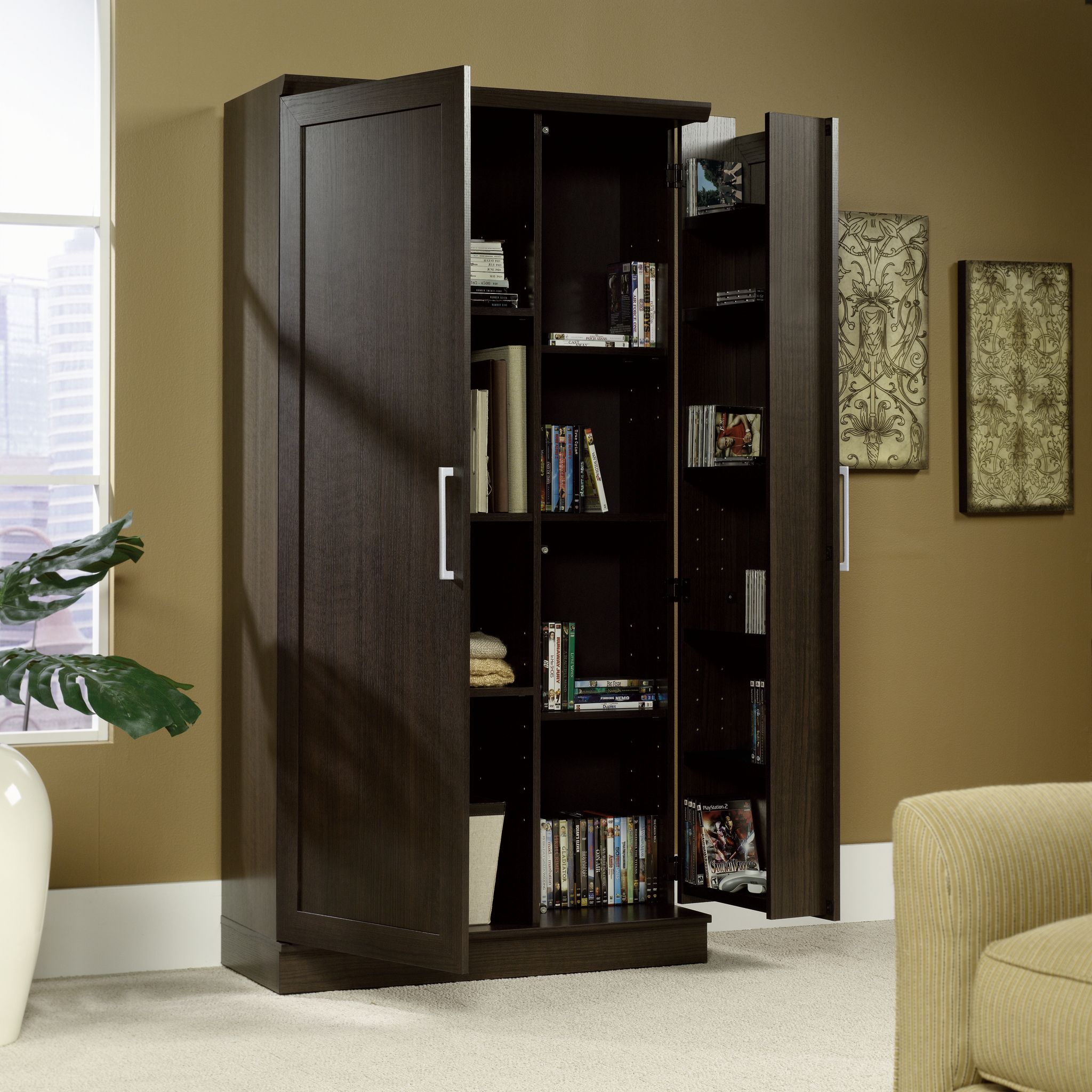 Sauder HomePlus Storage Cabinet, Dakota Oak Finish - image 4 of 12