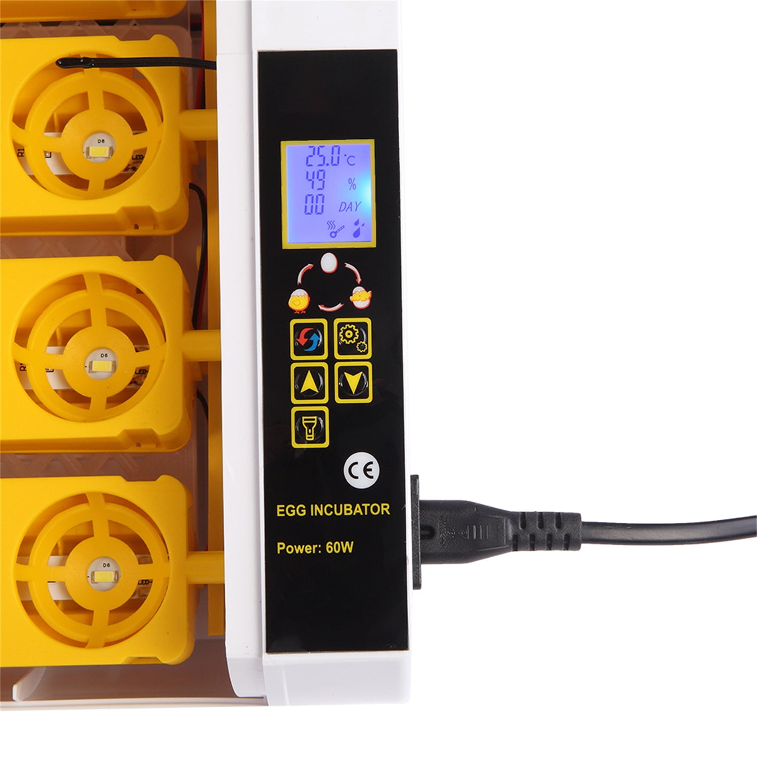 Canddidliike Egg Incubator, 24 Eggs Fully Automatic Digital Poultry Hatcher Machine Breeder with Led Candler, Incubators Gift Set for Kids Canddidliike Egg Incubator, 24 Eggs Fully Automatic Digital Poultry Hatcher Machine Breeder with Led Candler, Incubators Gift Set for Kids