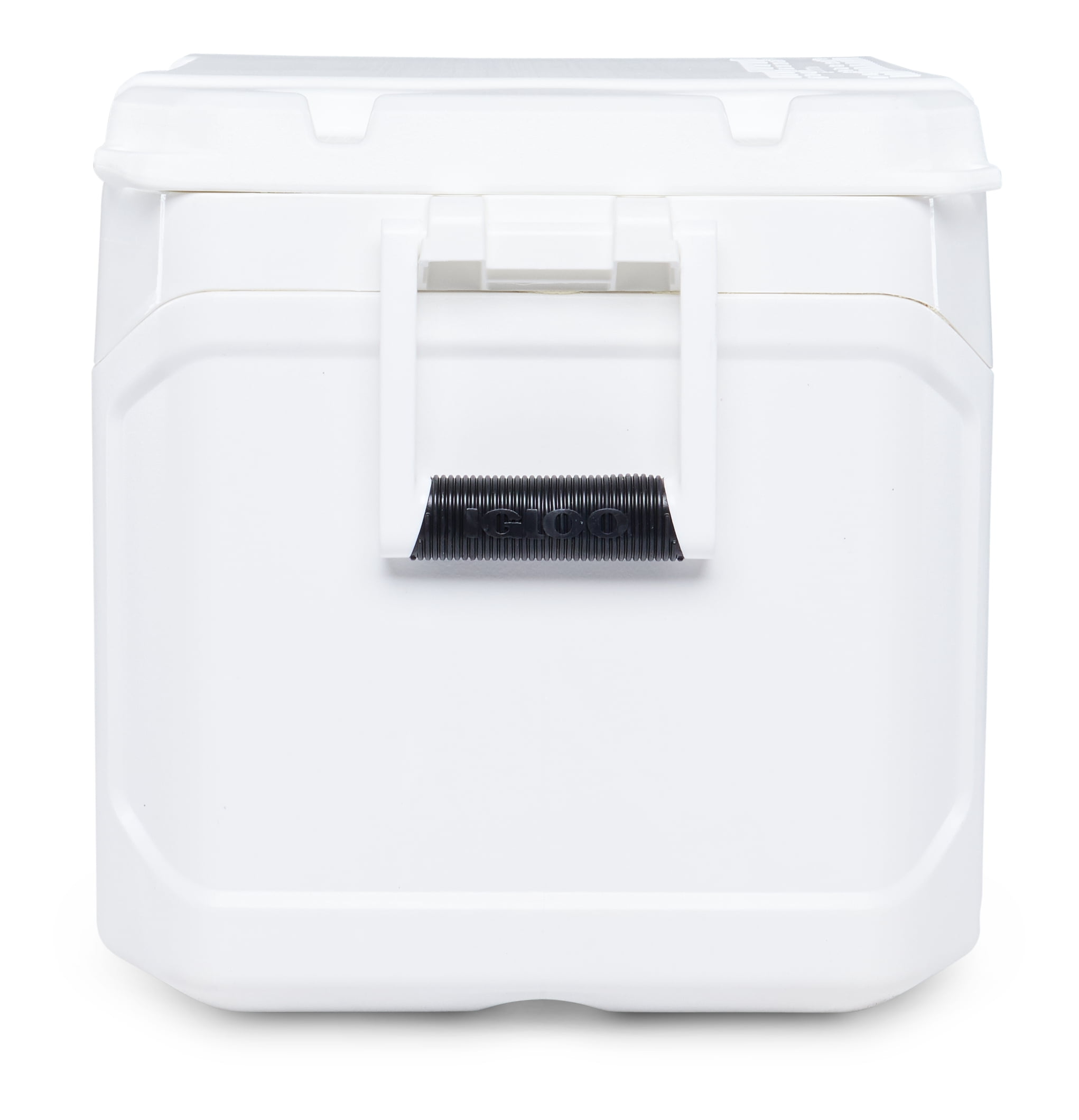 Igloo 50q Latitude Ice Chest Water Cooler with Mobile Device Stand, White