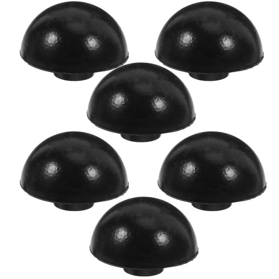 6 Pcs Drum Hollowing Rubber Stoppers Replacement Parts for Musical Instruments and Set