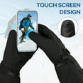 thumbnail image 5 of SNOW DEER Heated Mittens Gloves Men Women - 7.4V 2200MAH Electric Rechargeable Battery Gloves for Winter Skiing Skating Snow Camping Hiking Heated Hand Warmer Gloves, 5 of 11