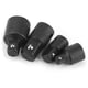 thumbnail image 2 of 4 Uds 1/4in 3/8in 1/2in convertidor de adaptador de funda de llave eléctrica junta de toma de accionamiento de acero al cromo vanadio (negro) Jadeshay A, 2 of 8