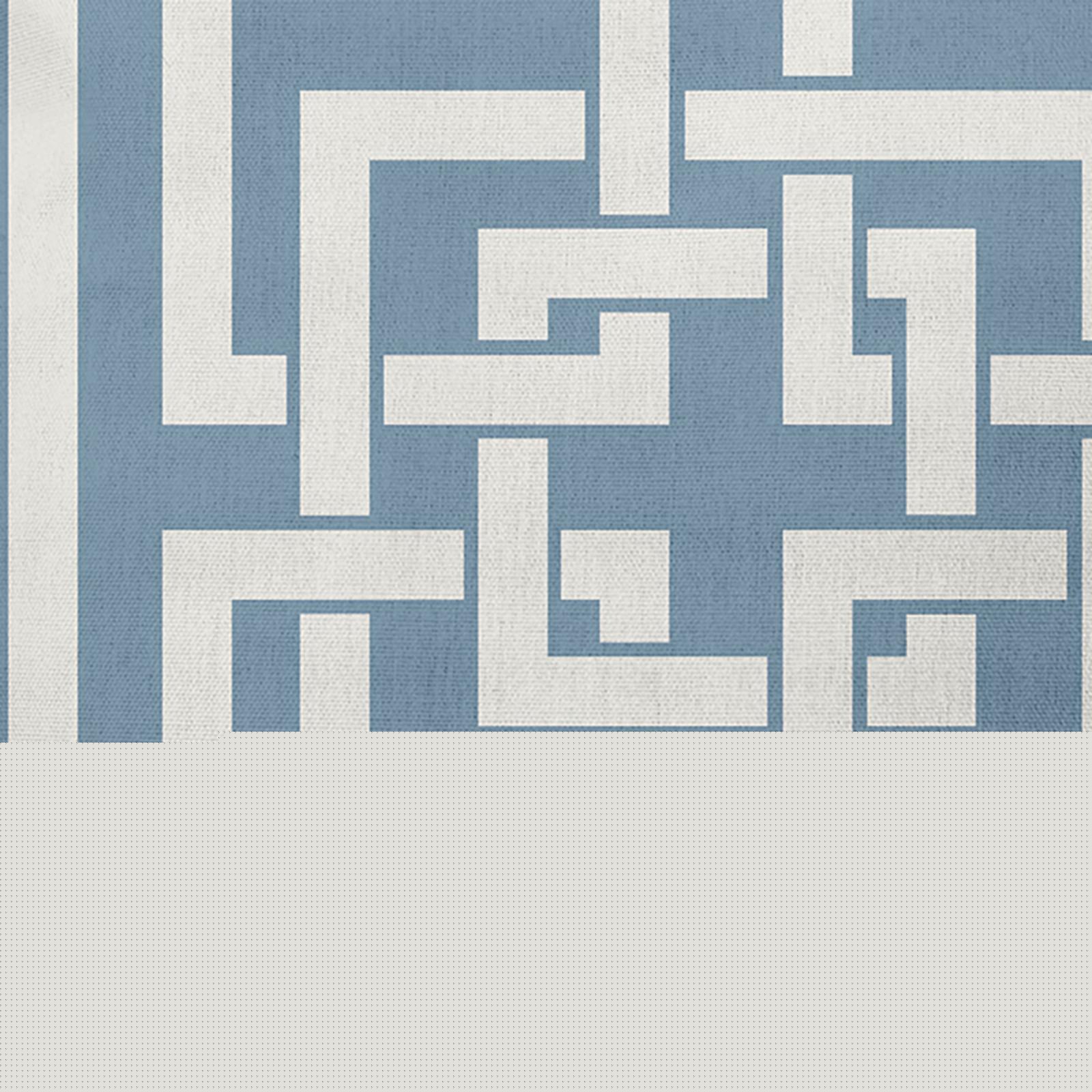 thumbnail image 3 of E by Design Greek New Key Nautical Indoor/Outdoor Lumbar Throw Pillow, 3 of 4