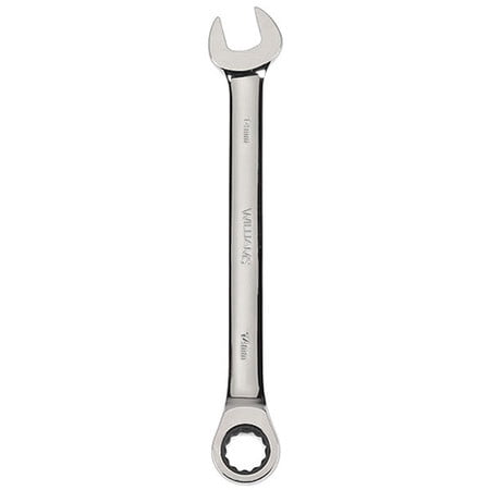 8mm Ratcheting Combination Wrench - 12 Point Ratcheting Box End & Standard Open End With High Polish Chrome Finish. Williams® # JHW1208MNRC