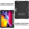 thumbnail image 2 of Case for iPad Pro 11 2020, Slim Duty Drop Proof Shockproof Protective Impact Resistant Armor Cover with Kickstand and Pencil Holder for Apple iPad Pro 11 Inch 2nd Generation (Black), 2 of 7