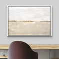 thumbnail image 3 of wall26 Framed Canvas Print Wall Art Pastel Tan Gray Duotone Landscape Abstract Shapes Illustrations Minimal Decorative Contemporary Multicolor for Living Room, Bedroom, Office - 16"x24" Whi, 3 of 5