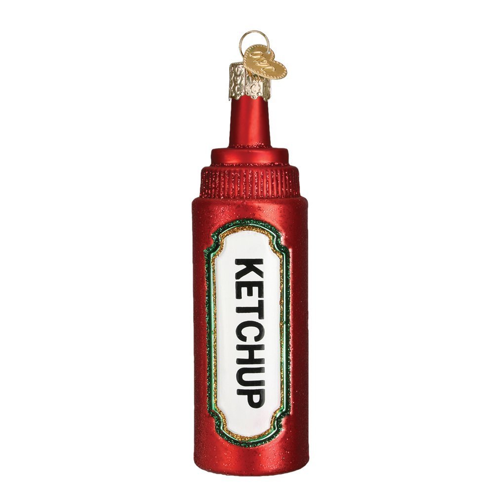 old world christmas 32358 ornament, ketchup