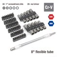 thumbnail image 4 of WorkPro Ratcheting Screwdriver Set - 64 Piece,Multi-Bit Screwdriver,Nut Drivers and Bits, 4 of 9