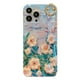 thumbnail image 1 of For iPhone 16 Pro Max Case with Strap Kickstand, Shoulder Lanyard Floral Pattern IMD TPU Phone Cover, 1 of 5