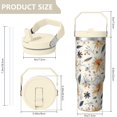 thumbnail image 4 of 30 Oz Tumbler Watercolor Flowers Tumbler with Lid and Straw, Birthday Gift Cup for Friend Women Men Coffee Travel Mug Thanksgiving Day Halloween Christmas Gift Water Bottle, 4 of 7