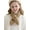 Khaki, variant on Kids Girls Knit Scarf Toddler Warm Winter Cross Tie Wrap Neck Warmer Cute Scarves 1-14 Years
