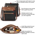 thumbnail image 5 of Crossbody Bags Purses for Women Trendy Soft Leather Shoulder Handbags with Adjustable Strap Zipper Pocket Medium, 5 of 7