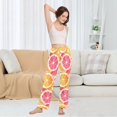 thumbnail image 5 of FORMRS Women's Pajama Pants with Pockets Soft Comfy Loungewear Sleep Bottom, Sizes S-2XL, Pink Grapefruit Slices, 5 of 8