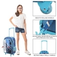 thumbnail image 4 of Mochila de viaje con ruedas Disney's Stitch 16 para niños, 4 of 7