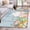 light blue, variant on Bathroom Rugs 2x3 Ft, Easter Non Slip Area Rugs for Kitchen Bedroom Entryway, Spring Rabbit Ears Foot Flowers Eggs Green Wooden Washable Carpet Runner Rug Floor Mats for Bedroom Home Decor