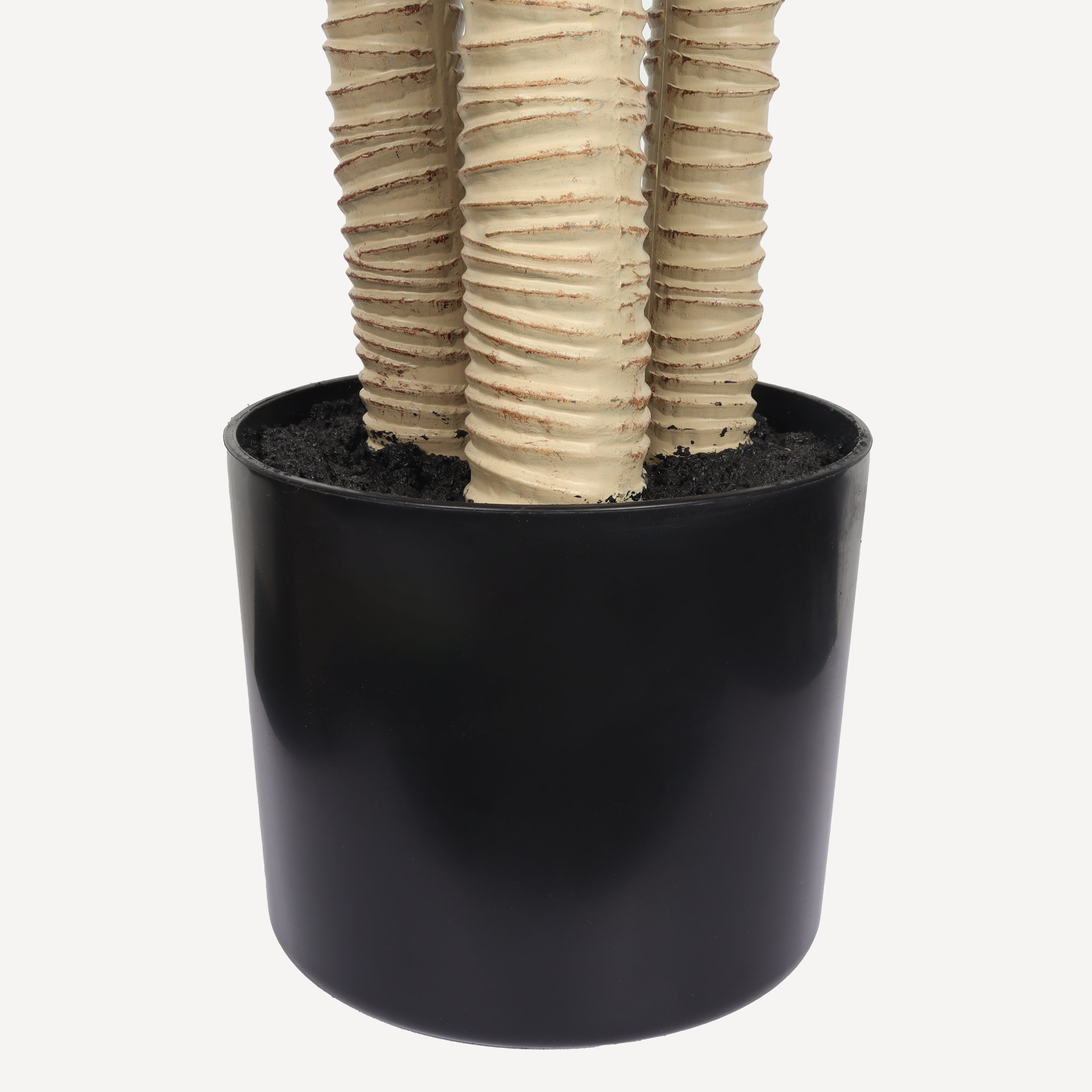 5FT Artificial Dracaena Tree with Black Plastic Pot,Faux Plants Indoor Outdoor Decor,Silk Plants for Home Decor Office