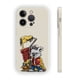 thumbnail image 1 of ¡Exprese su estilo único con esta peculiar funda para teléfono plateada mate con estampado gráfico para iPhone15 Pro Max 14 13 12 Pro 11!, 1 of 4